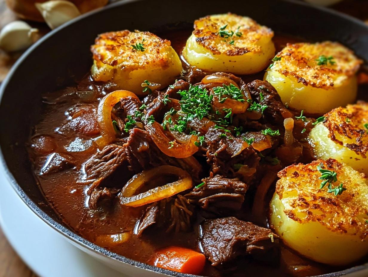 Beef Stew Potato Topping: Divine Comfort 2 Beef Stew Potato Topping: Divine Comfort - Beef Stew Potato Topping - additional detail