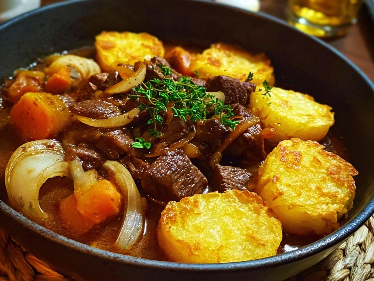 Beef Stew Potato Topping: Divine Comfort 3 Beef Stew Potato Topping: Divine Comfort - Beef Stew Potato Topping - additional detail