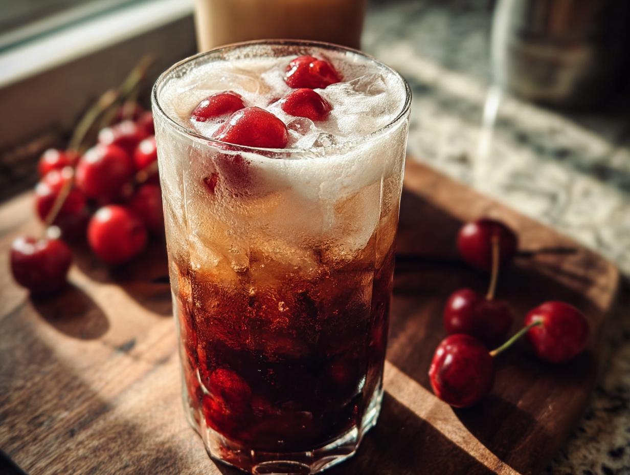 Amazing Cherry Vanilla Iced Latte Recipe - Cherry Vanilla Iced Latte - additional detail