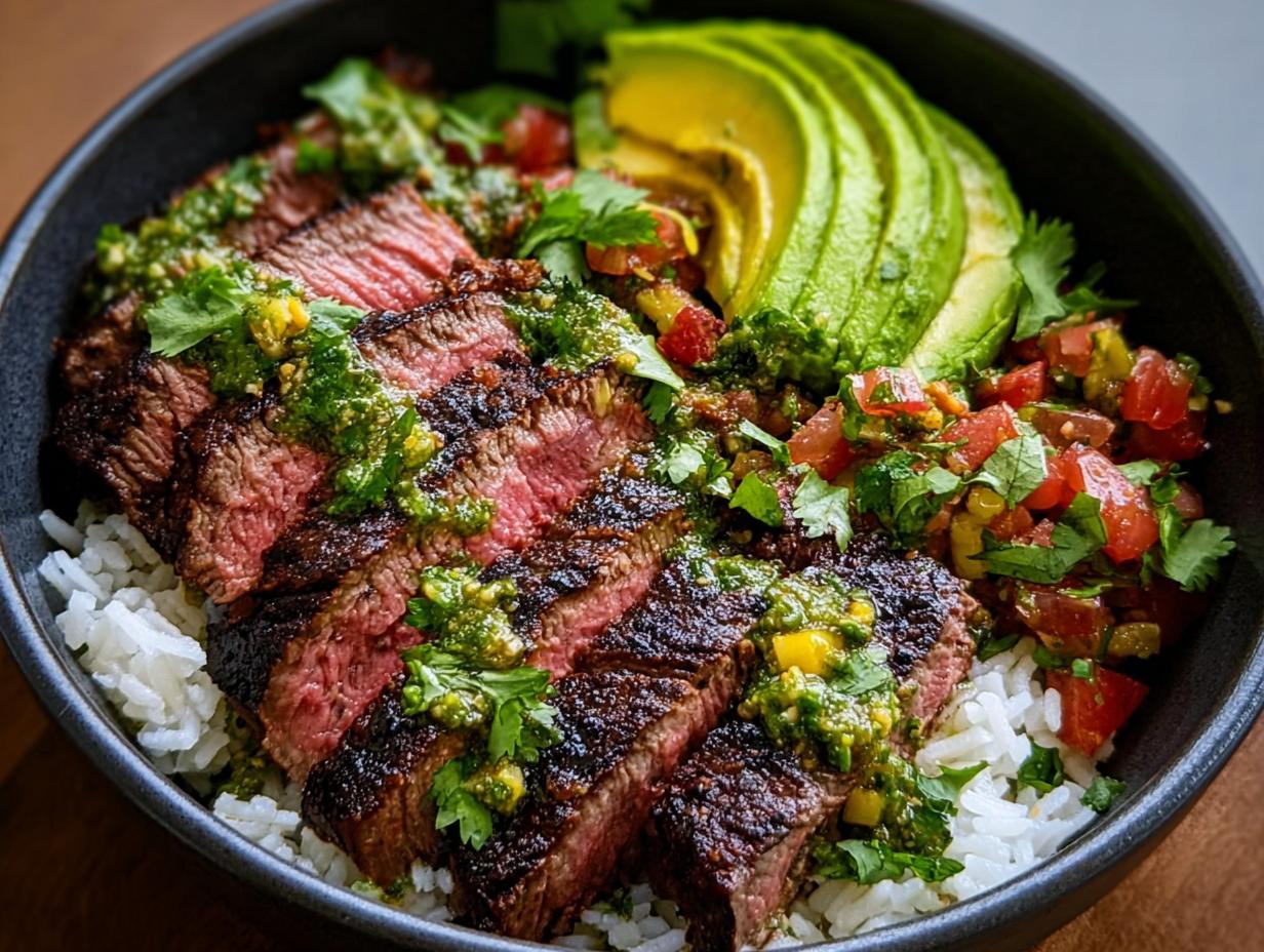 Cilantro Lime Steak Bowls