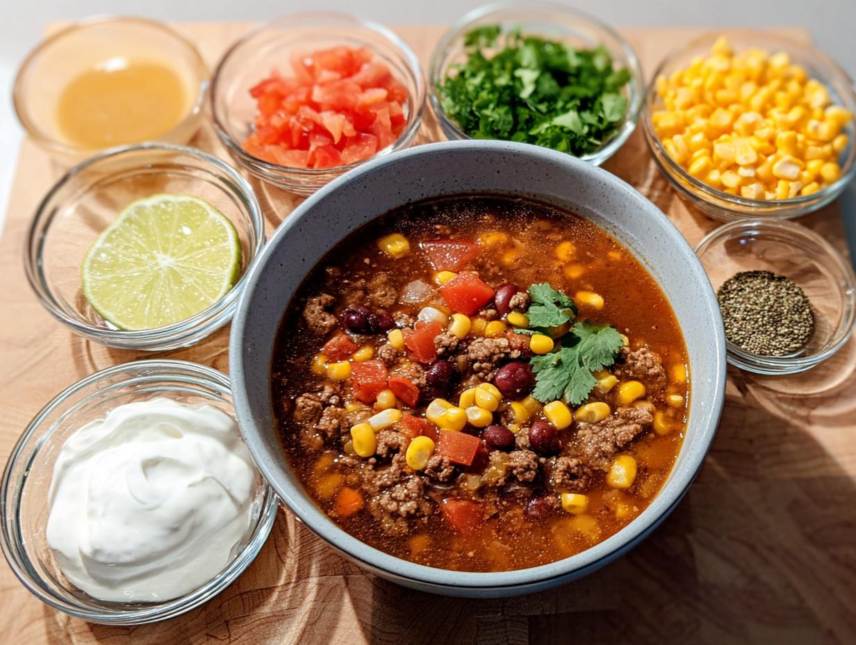 Cozy Taco Soup Fall: 1 Hug in a Bowl 2 Cozy Taco Soup Fall: 1 Hug in a Bowl - Cozy Taco Soup Fall - additional detail