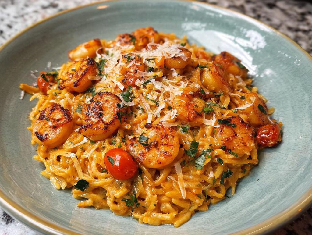 Creamy Cajun Shrimp Pasta