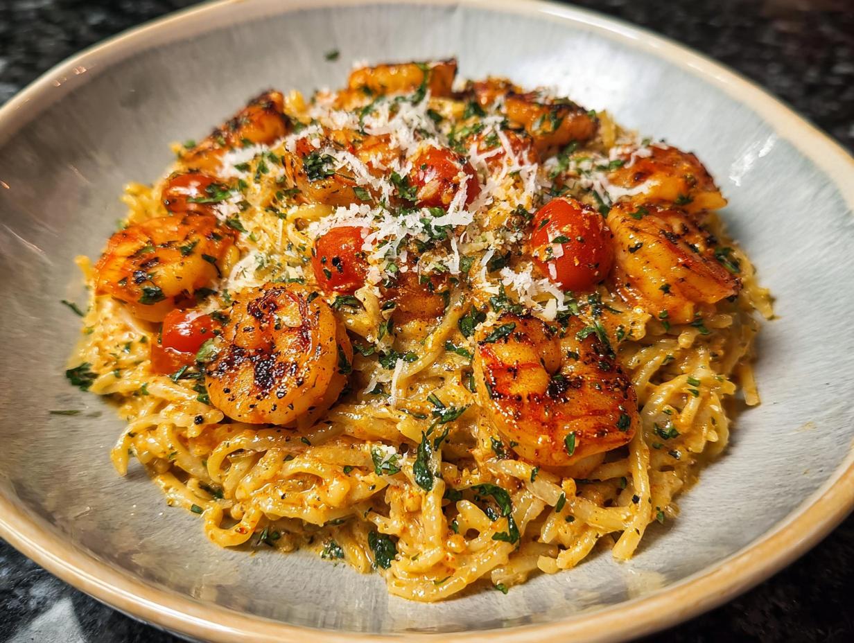 Creamy Cajun Shrimp Pasta: Bold Flavor! - Creamy Cajun Shrimp Pasta - additional detail