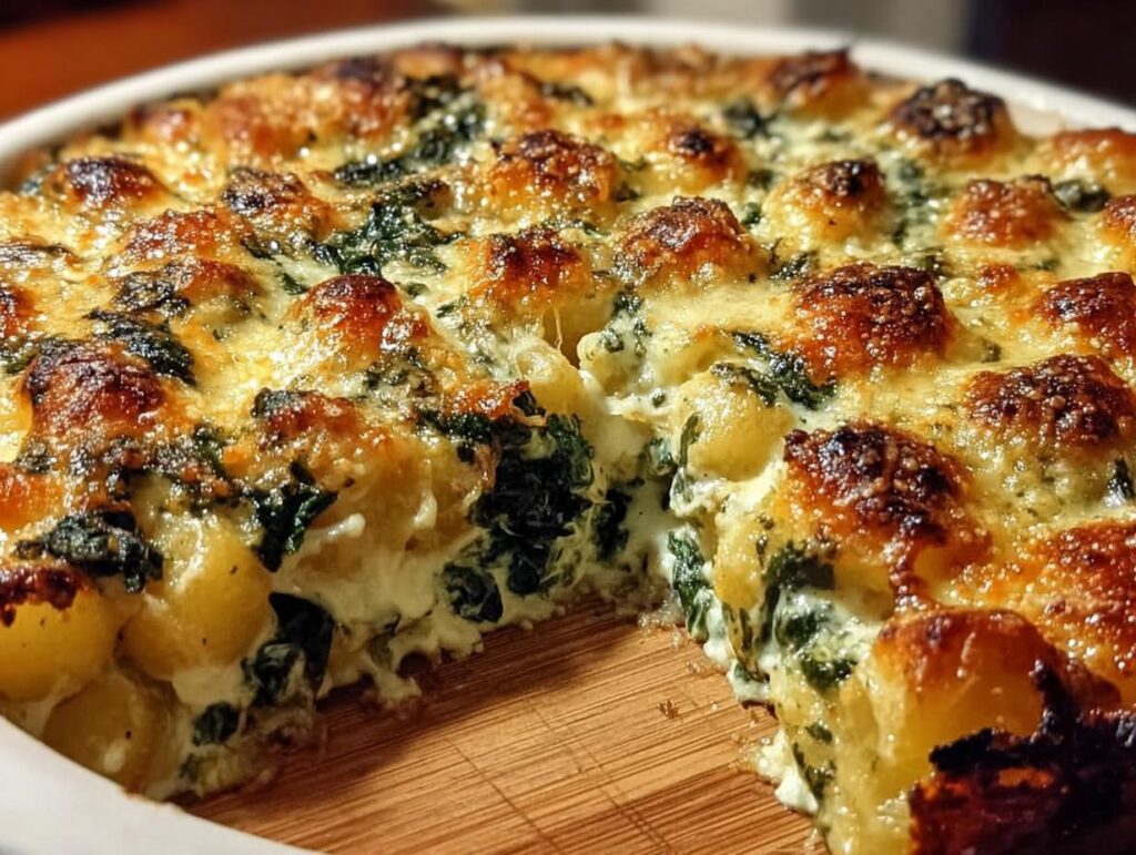 Creamy Pesto Spinach Gnocchi