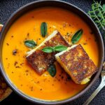 Creamy Pumpkin Soup Grilled