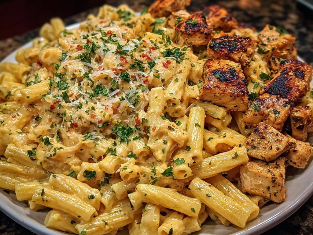Garlic Parmesan Chicken Pasta