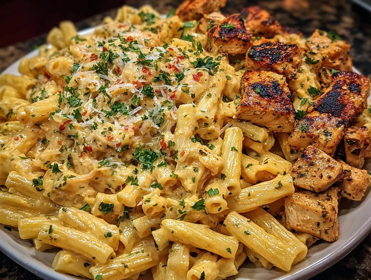 Garlic Parmesan Chicken Pasta: 7 Sensational Bites 1 Garlic Parmesan Chicken Pasta