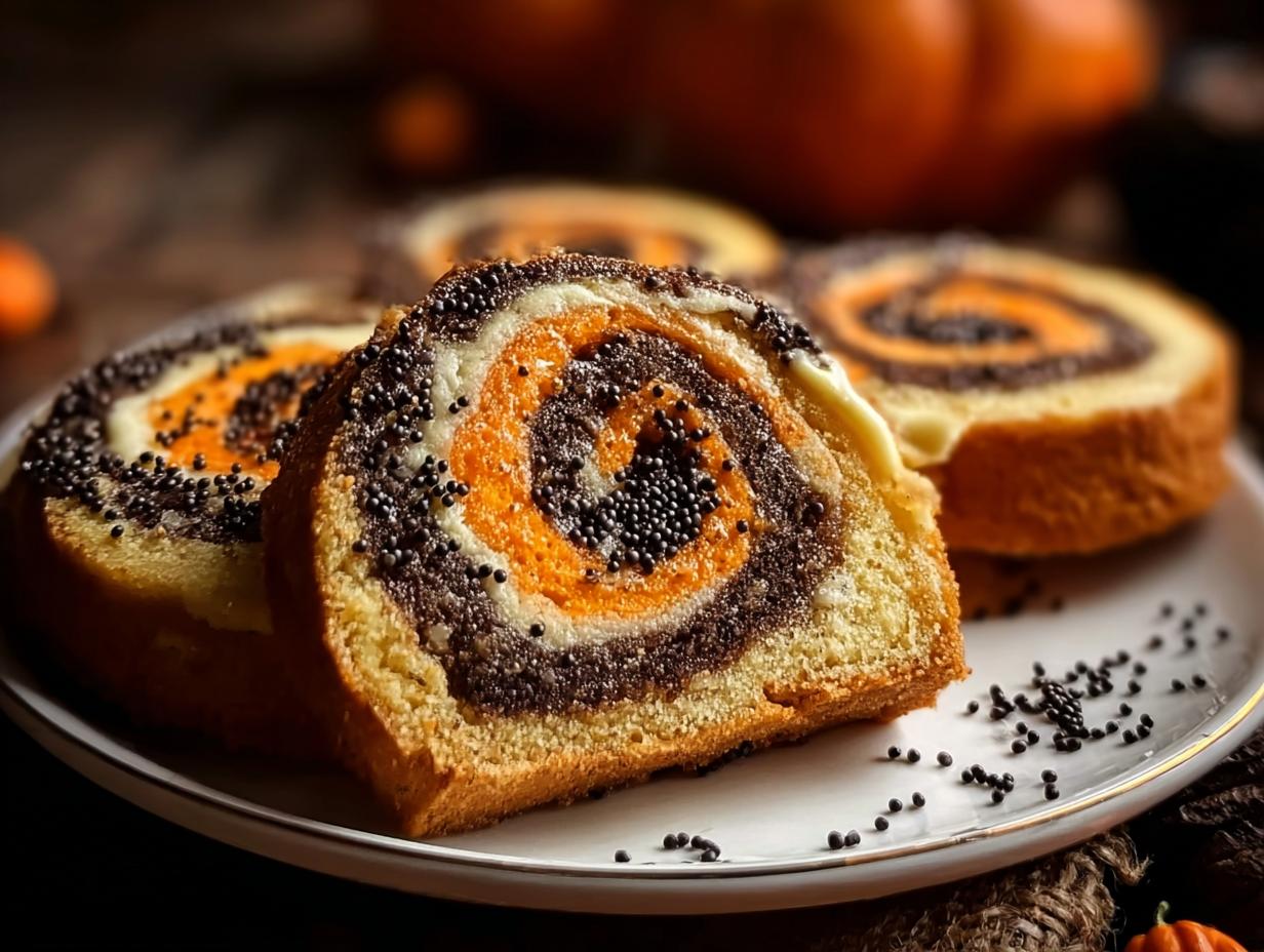 Halloween Pinwheel Cookies
