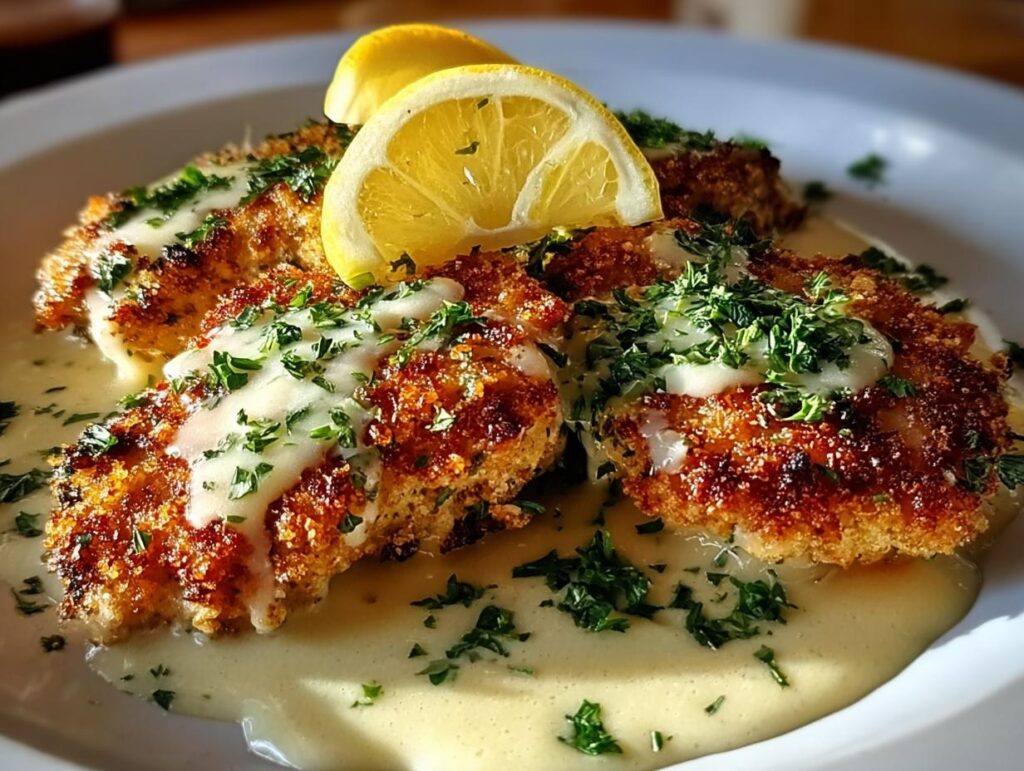 Lemon Pecorino Crusted Chicken