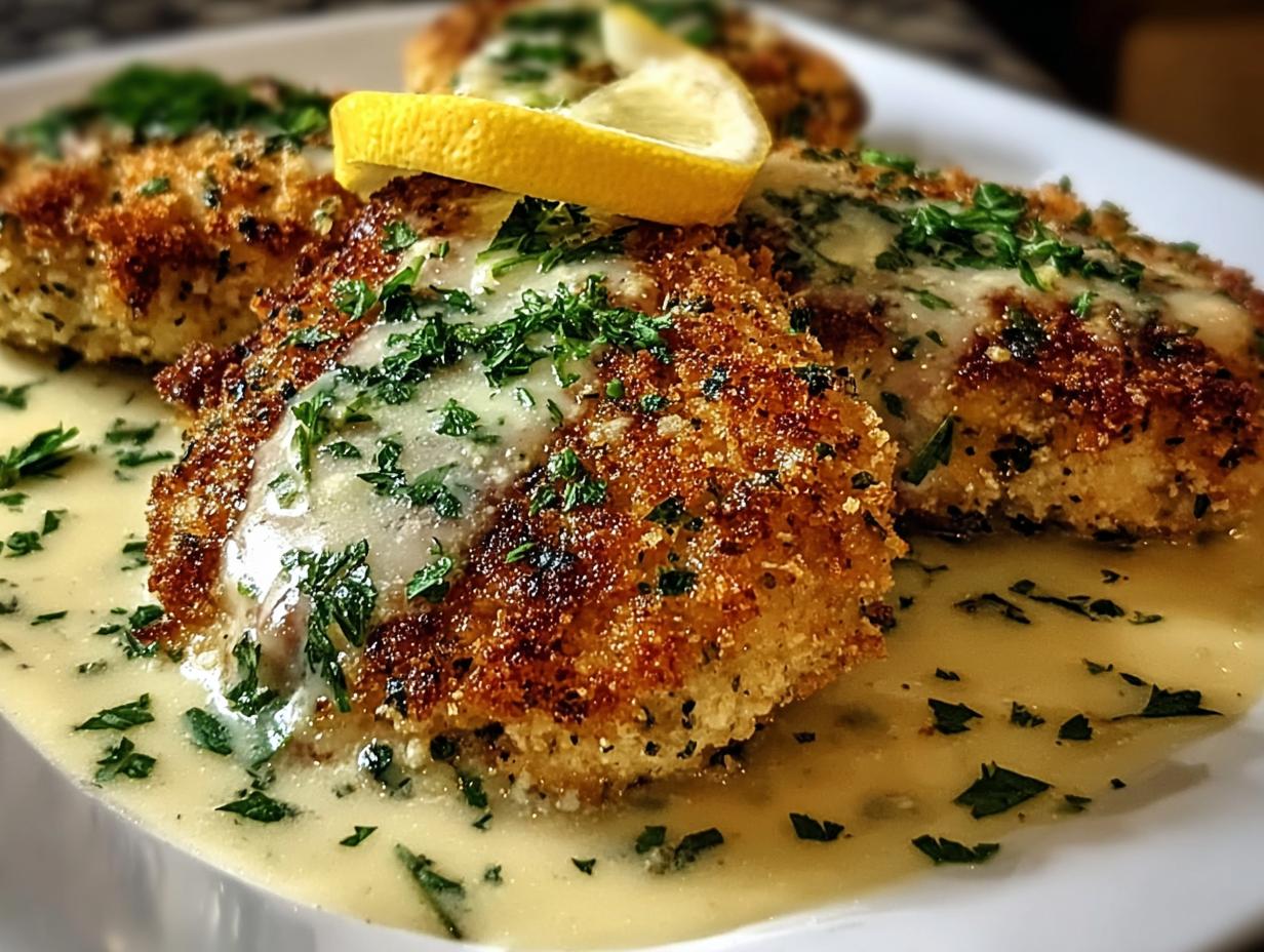 Lemon Pecorino Crusted Chicken: 1 Amazing Meal 2 Lemon Pecorino Crusted Chicken: 1 Amazing Meal - Lemon Pecorino Crusted Chicken - additional detail