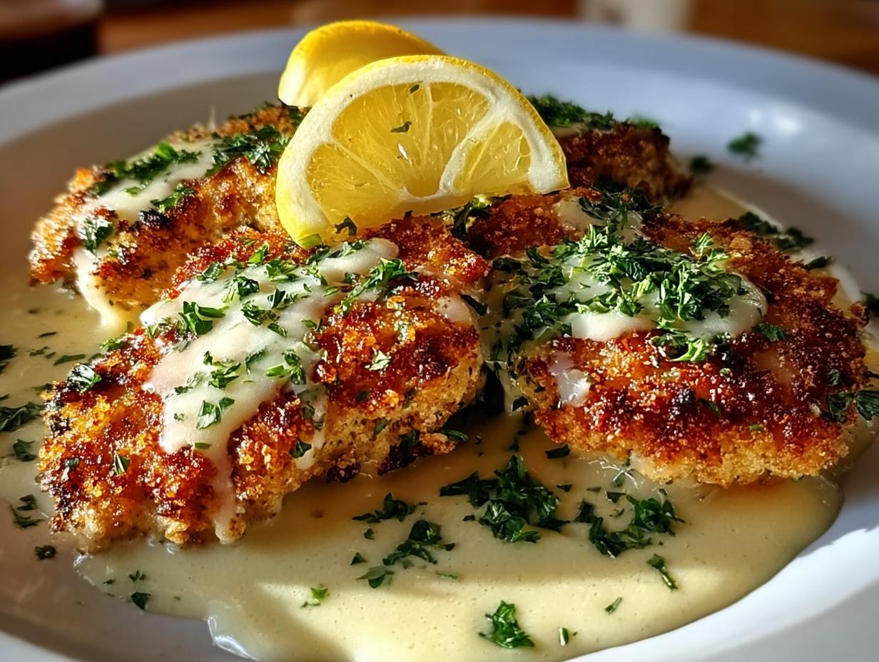 Lemon Pecorino Crusted Chicken: 1 Amazing Meal 1 Lemon Pecorino Crusted Chicken