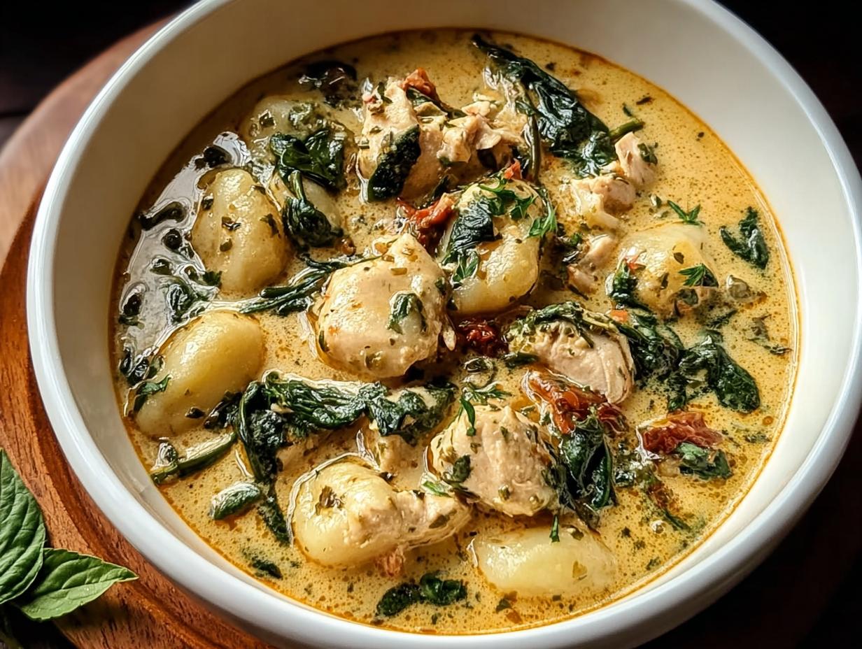 Marry Tuscan Chicken Gnocchi: 1 Amazing Family Meal 1 Marry Tuscan Chicken Gnocchi