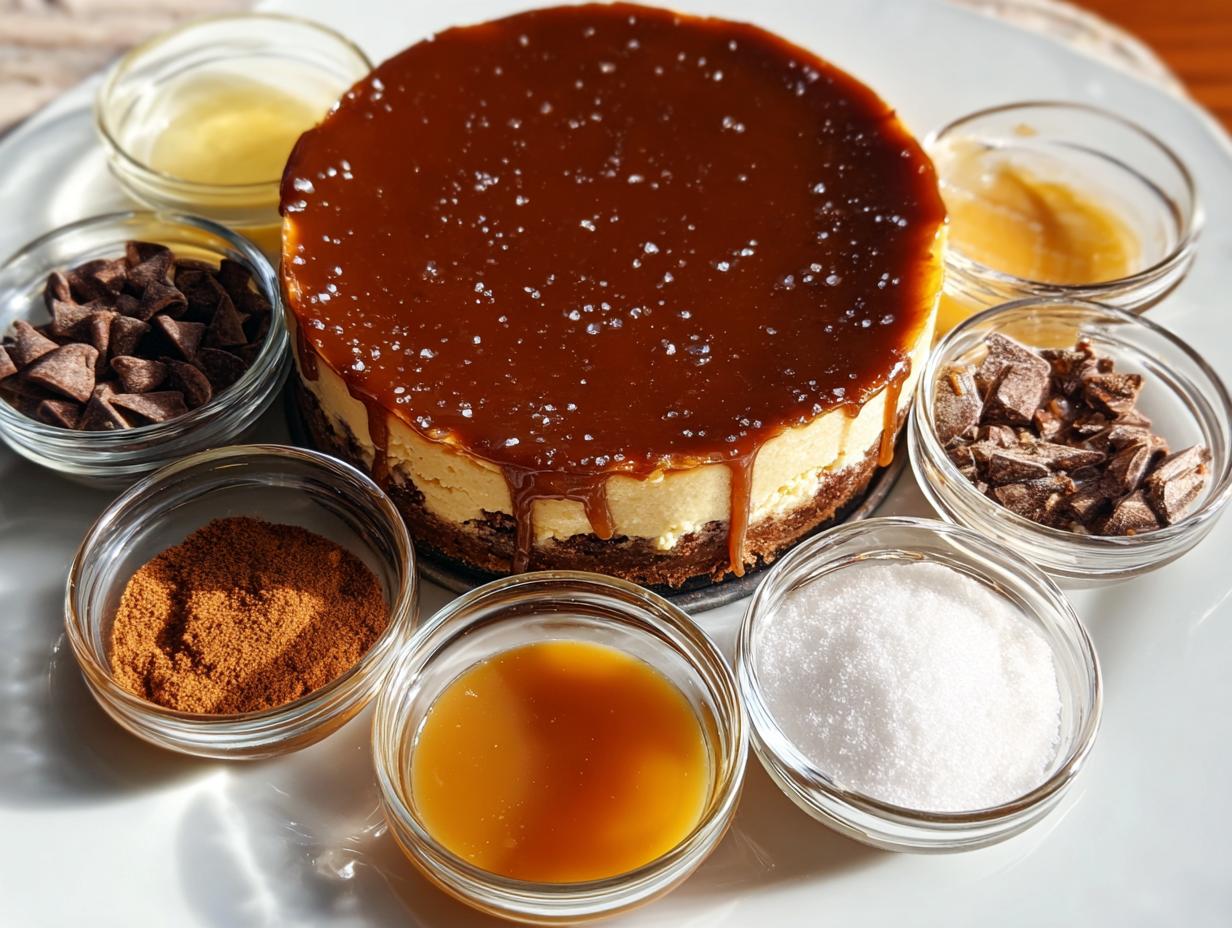 Salted Caramel Chocolate Chip: Pure Bliss Cheesecake 1 Salted Caramel Chocolate Chip