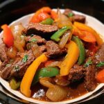 Slow Cooker Pepper Steak: Amazing 1-Pot Dinner 4 Slow Cooker Pepper Steak