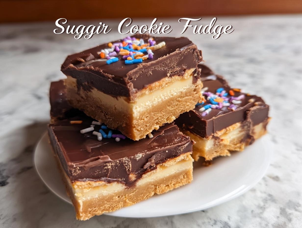 Awesome Sugar Cookie Fudge Recipe 2 Awesome Sugar Cookie Fudge Recipe - Sugar Cookie Fudge - additional detail