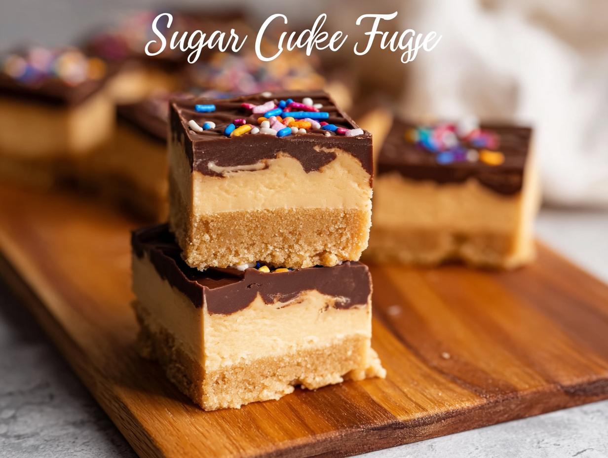 Awesome Sugar Cookie Fudge Recipe 3 Awesome Sugar Cookie Fudge Recipe - Sugar Cookie Fudge - additional detail