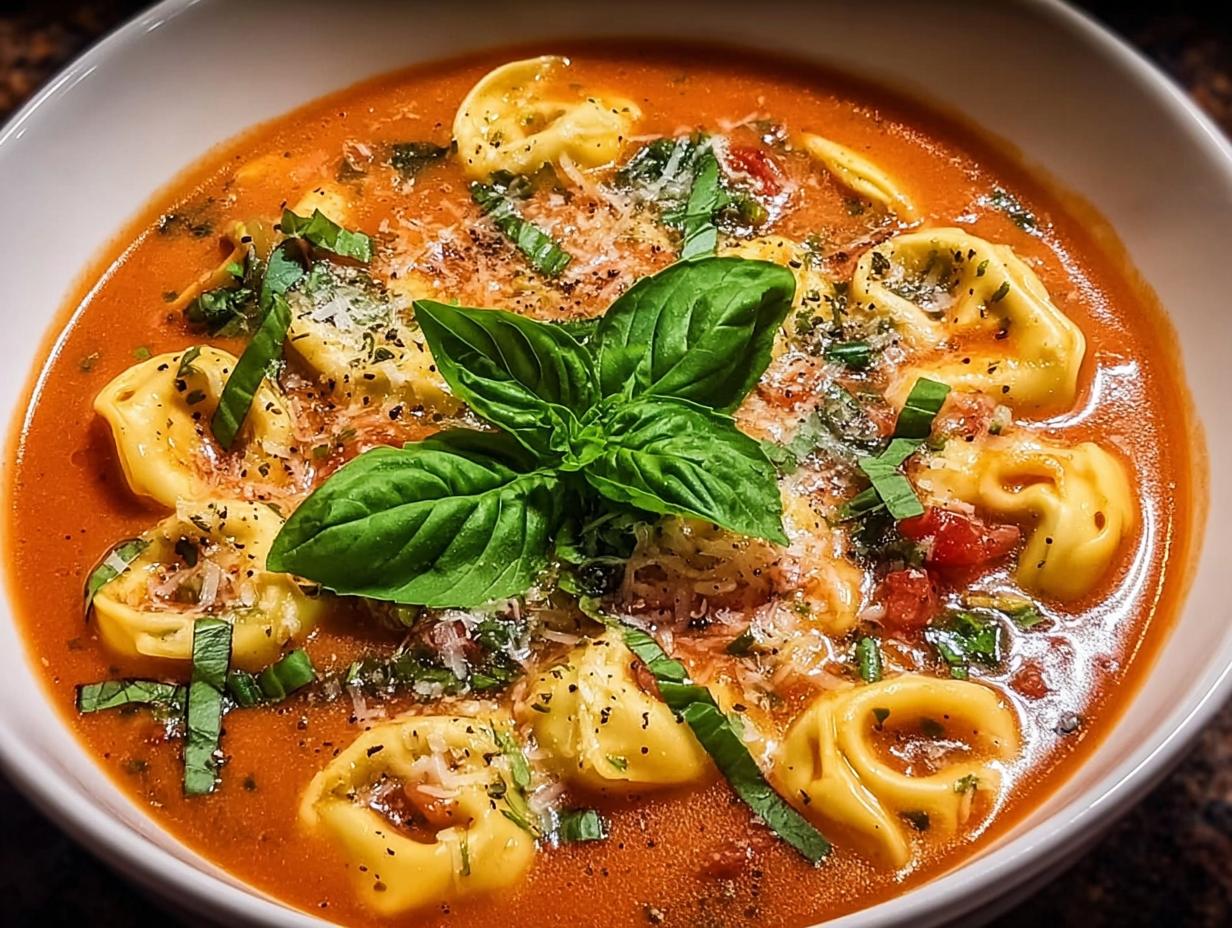 Tomato Basil Tortellini Soup: 1 Amazing Recipe 3 Tomato Basil Tortellini Soup: 1 Amazing Recipe - Tomato Basil Tortellini Soup - additional detail
