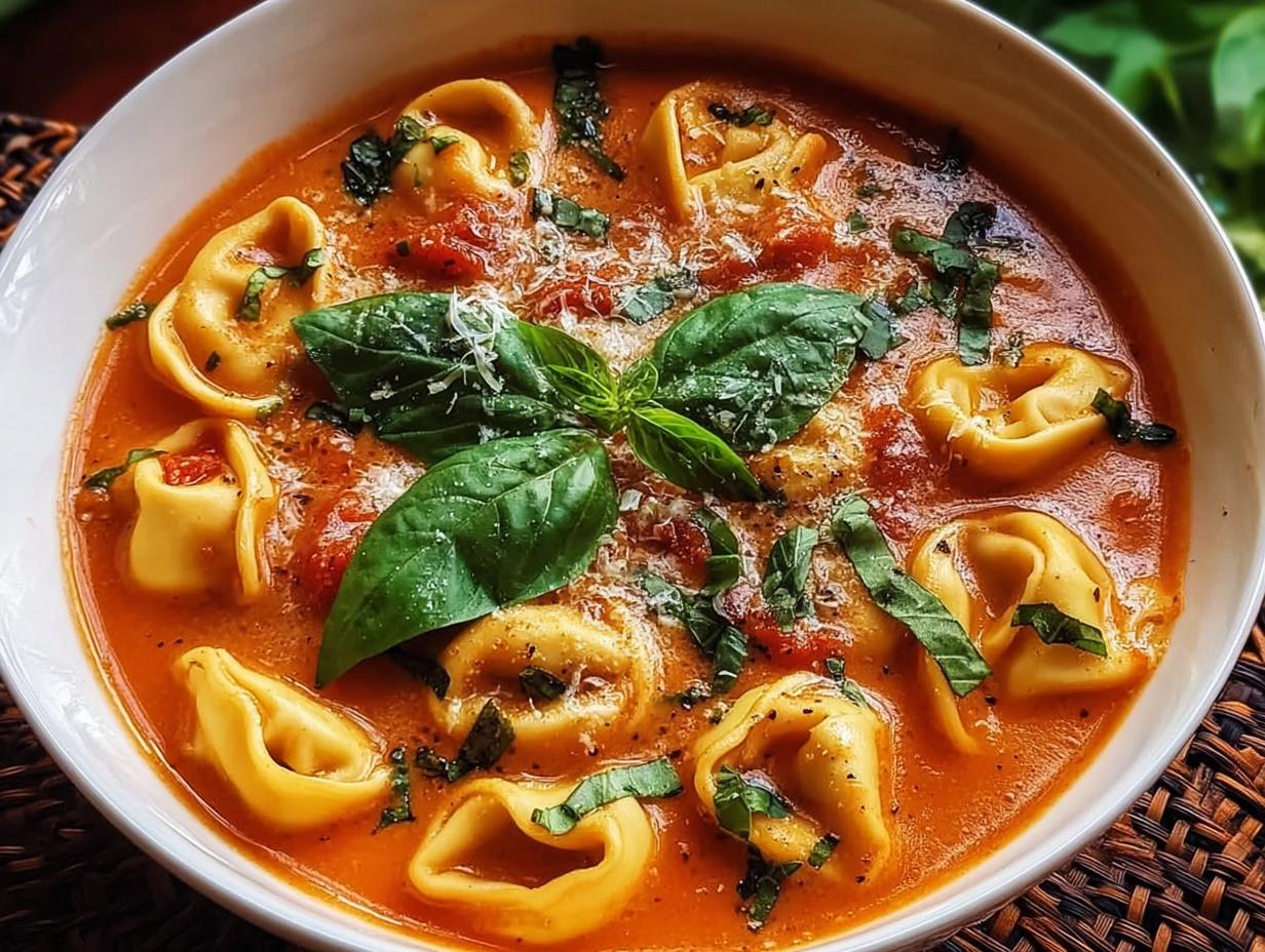Tomato Basil Tortellini Soup: 1 Amazing Recipe 1 Tomato Basil Tortellini Soup