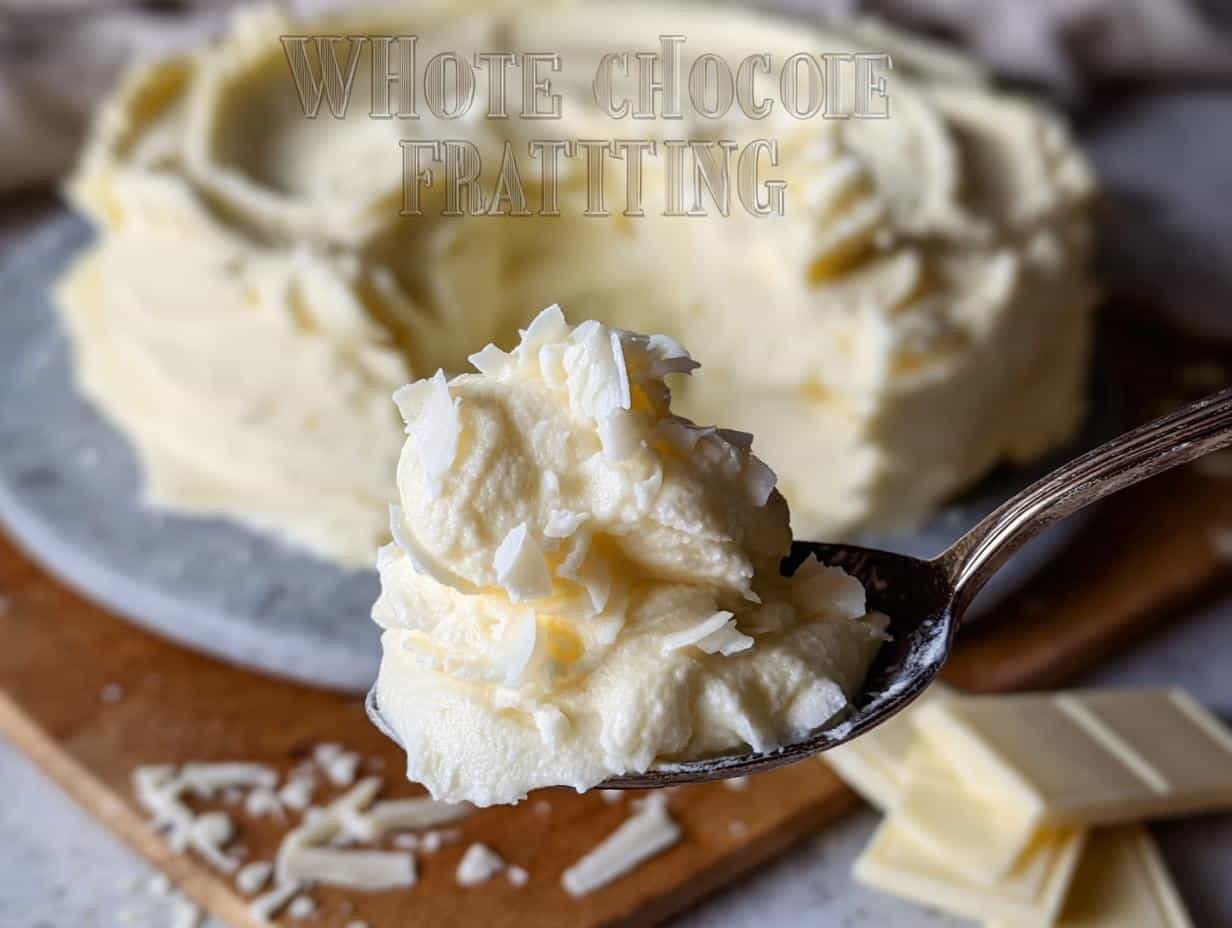 White Chocolate Frosting: Divine 1-Hour Recipe - White Chocolate Frosting - additional detail