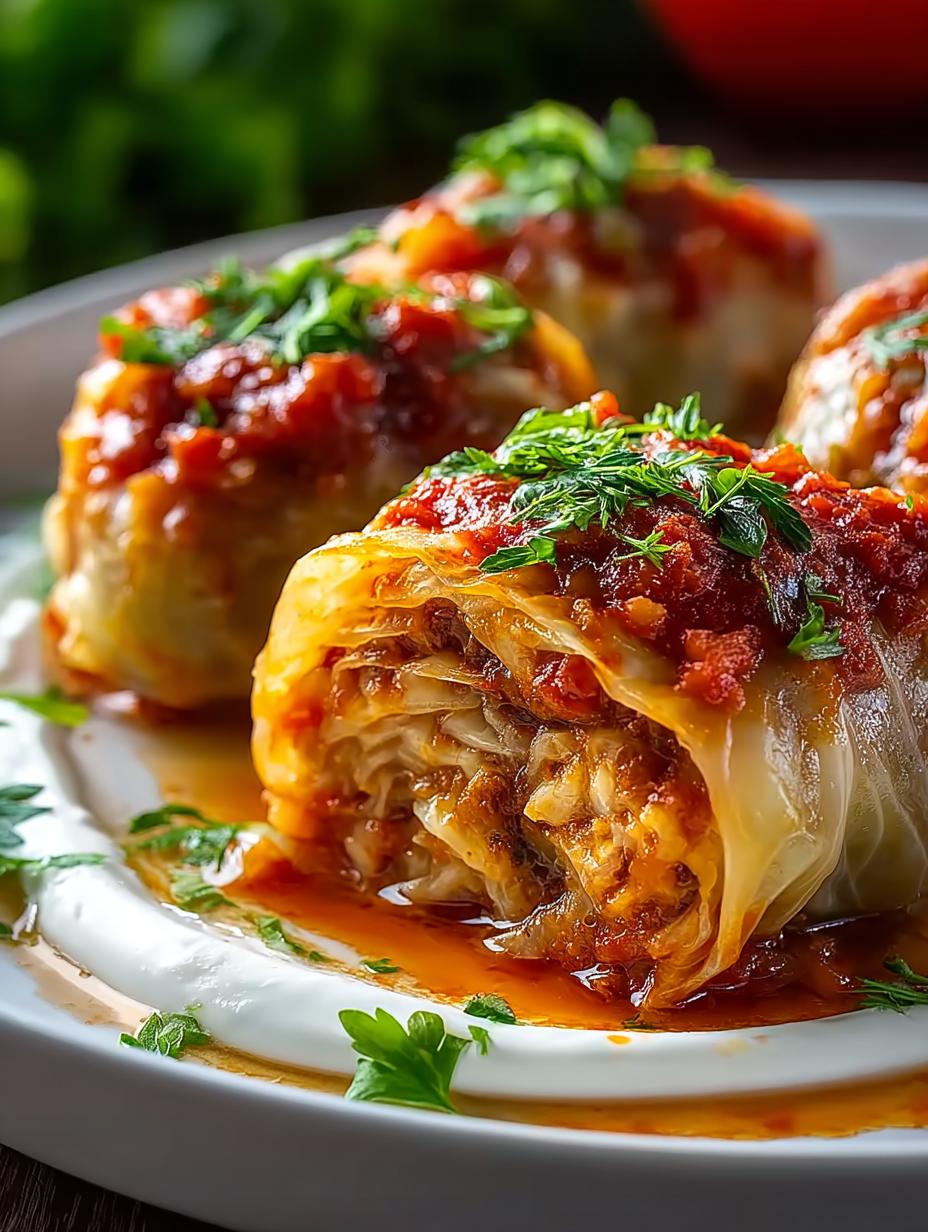 Authentic Stuffed Cabbage Rolls: A Comfort Classic - Authentic Stuffed Cabbage Rolls - main visual representation