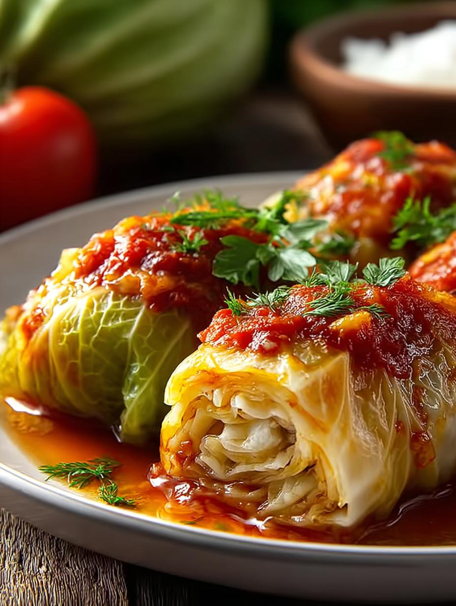 Authentic Stuffed Cabbage Rolls: A Comfort Classic - Authentic Stuffed Cabbage Rolls - additional detail