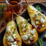 5-Star Baked Pears Feta Honey Delight 4 Baked Pears Feta Honey