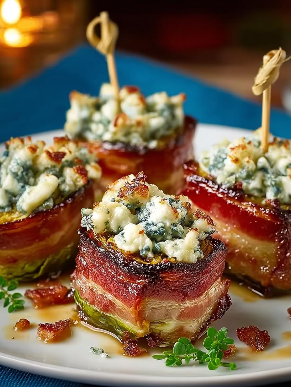 Brussels Bacon Blue Cheese Bites: 5 Bold Flavors 2 Brussels Bacon Blue Cheese Bites: 5 Bold Flavors - Brussels Bacon Blue Cheese - main visual representation