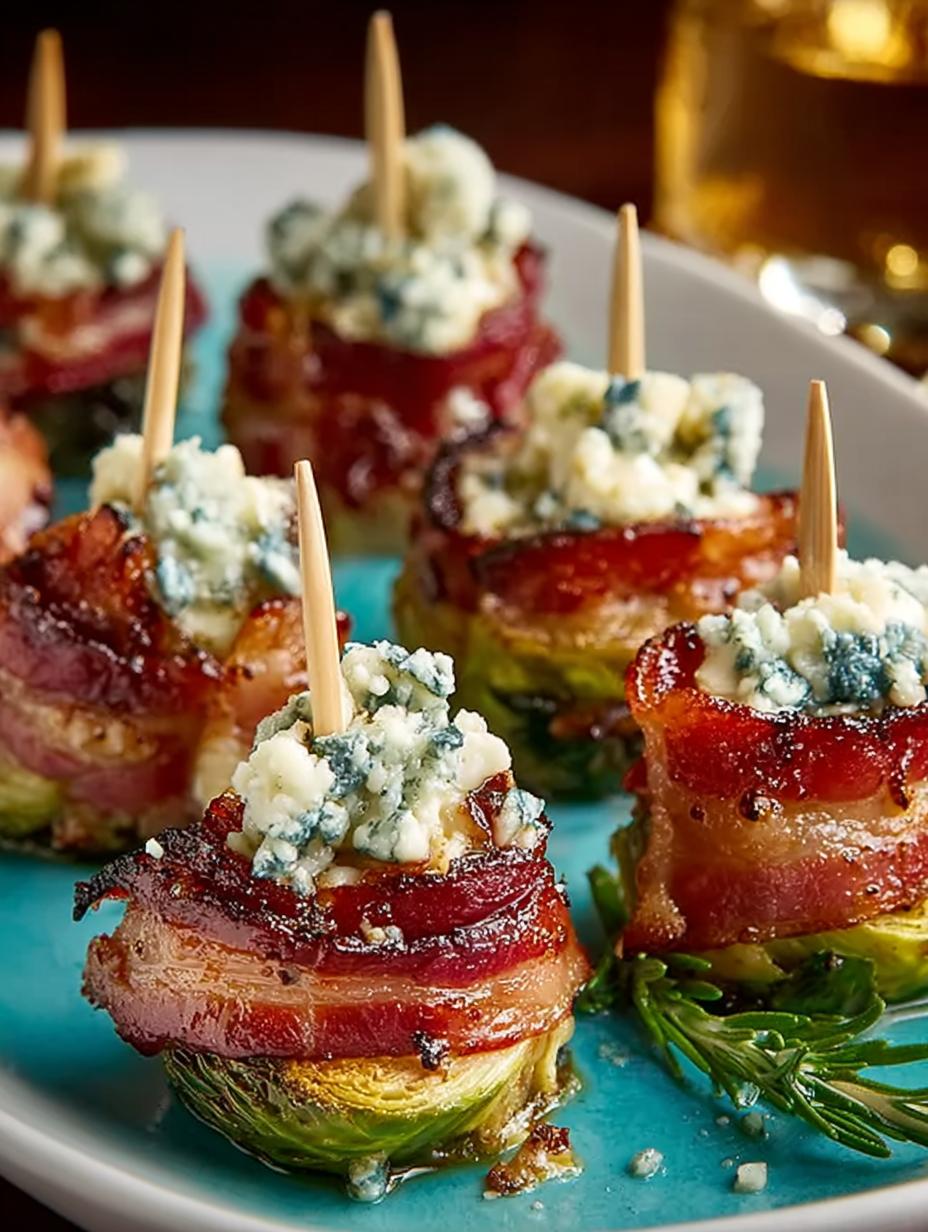 Brussels Bacon Blue Cheese Bites: 5 Bold Flavors 3 Brussels Bacon Blue Cheese Bites: 5 Bold Flavors - Brussels Bacon Blue Cheese - additional detail