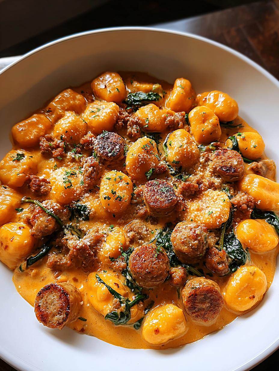 Sensational Butternut Squash Gnocchi Sausage 1-Skillet 2 Sensational Butternut Squash Gnocchi Sausage 1-Skillet - Butternut Squash Gnocchi Sausage - additional detail