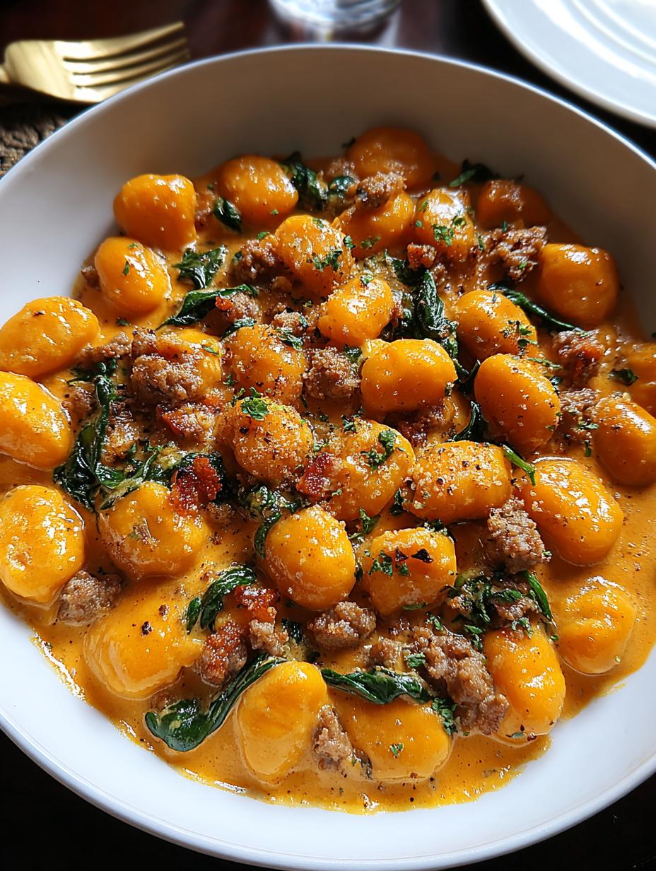 Sensational Butternut Squash Gnocchi Sausage 1-Skillet 1 Butternut Squash Gnocchi Sausage