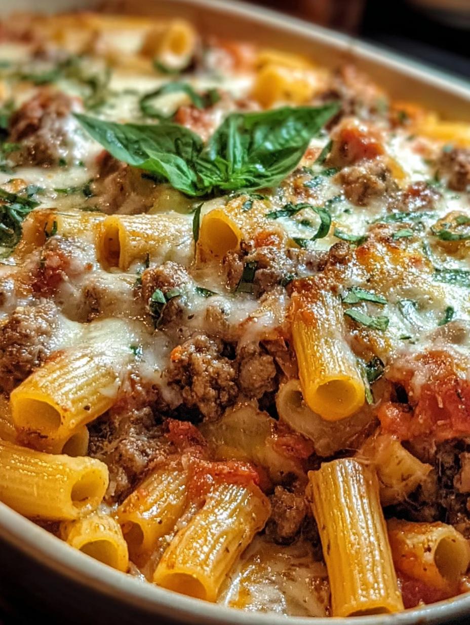 Cheesy Italian Sausage Rigatoni Perfection 1 Cheesy Italian Sausage Rigatoni