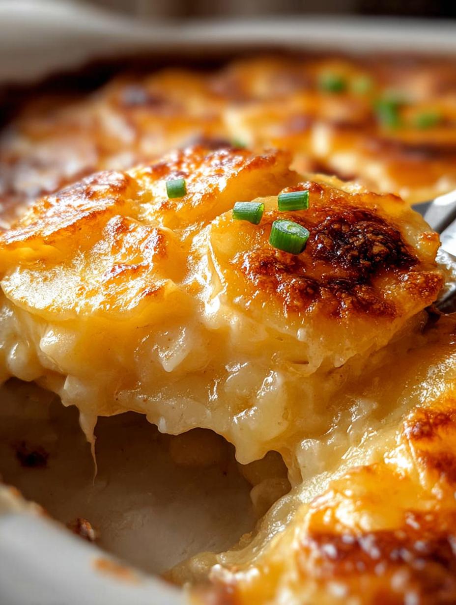 Cheesy Scalloped Potatoes: Divine Comfort Food Bake 2 Cheesy Scalloped Potatoes: Divine Comfort Food Bake - Cheesy Scalloped Potatoes - additional detail