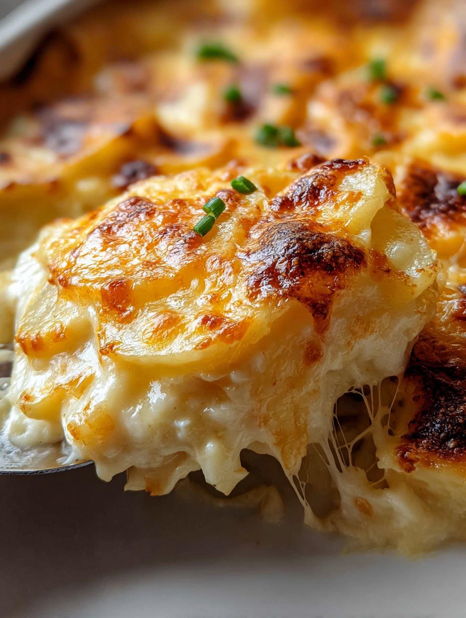 Cheesy Scalloped Potatoes: Divine Comfort Food Bake 3 Cheesy Scalloped Potatoes: Divine Comfort Food Bake - Cheesy Scalloped Potatoes - additional detail