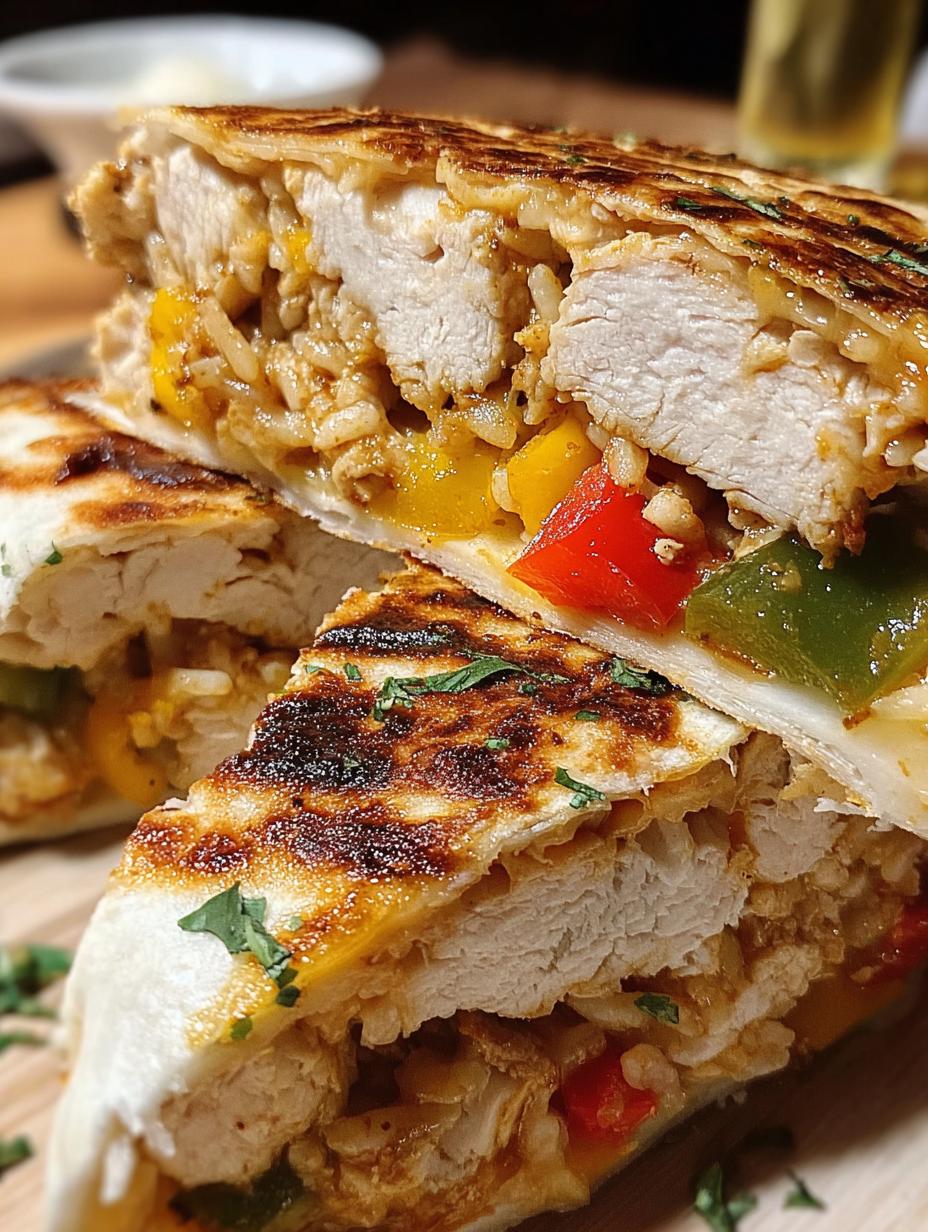 Chicken Bell Pepper Burritos