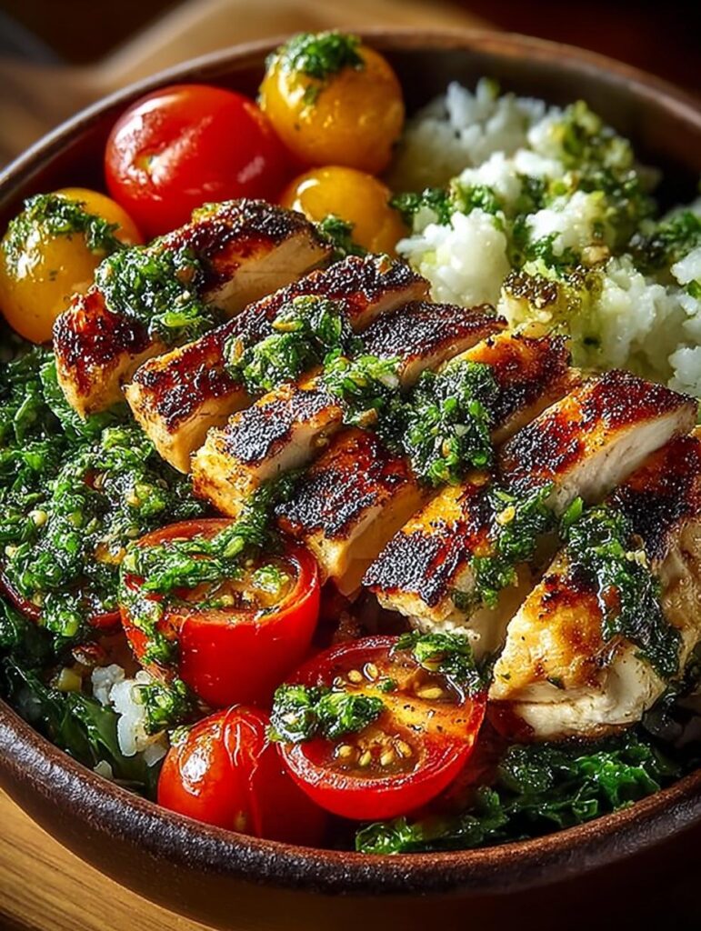 Chimichurri Grilled Chicken Bowl