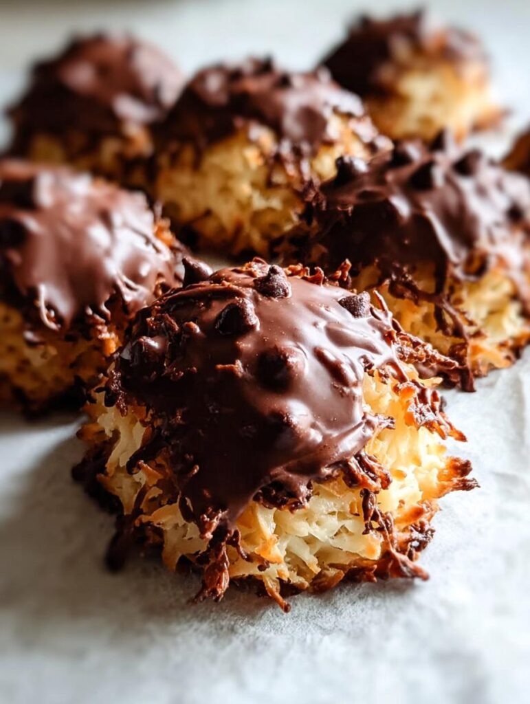 Chocolate Coconut Macaroons
