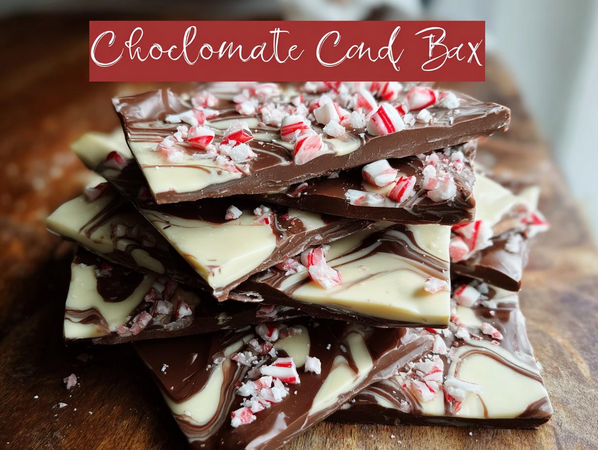 Incredible Christmas Chocolate Bark 5 Ways 2 Christmas Chocolate Bark - crushed candy canes and chocolate layers