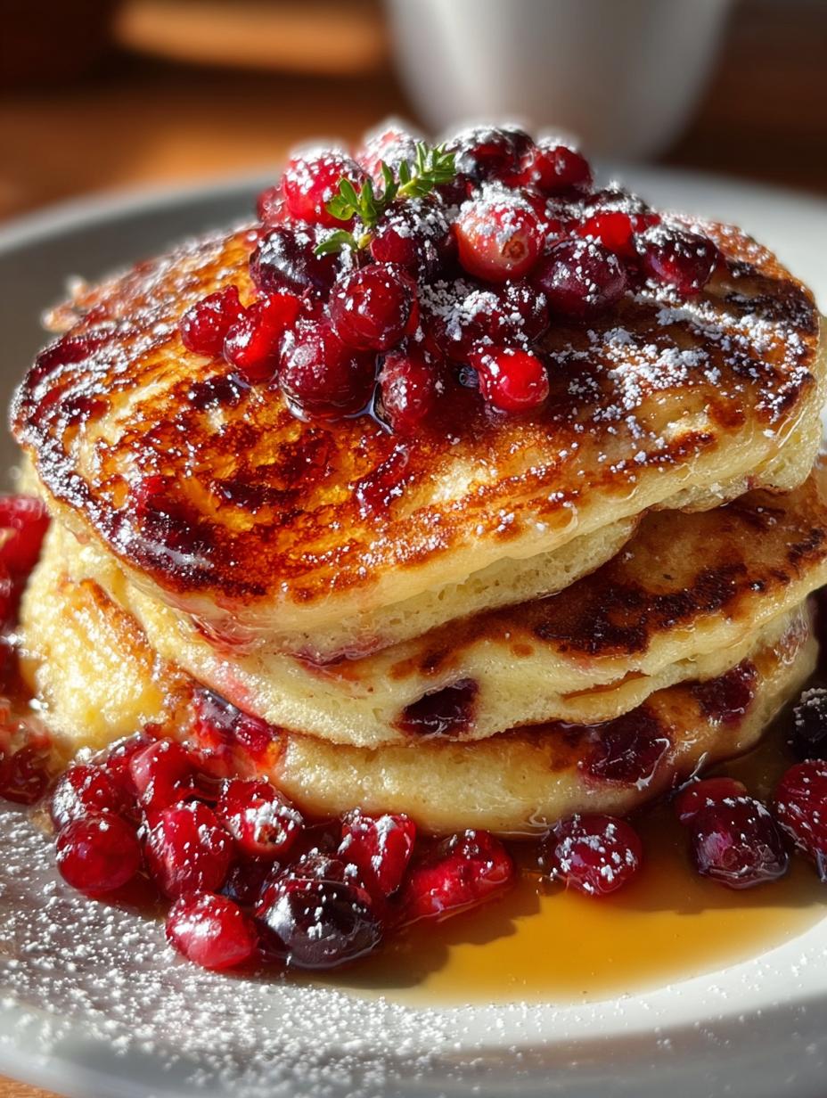 Cranberry Orange Pancakes