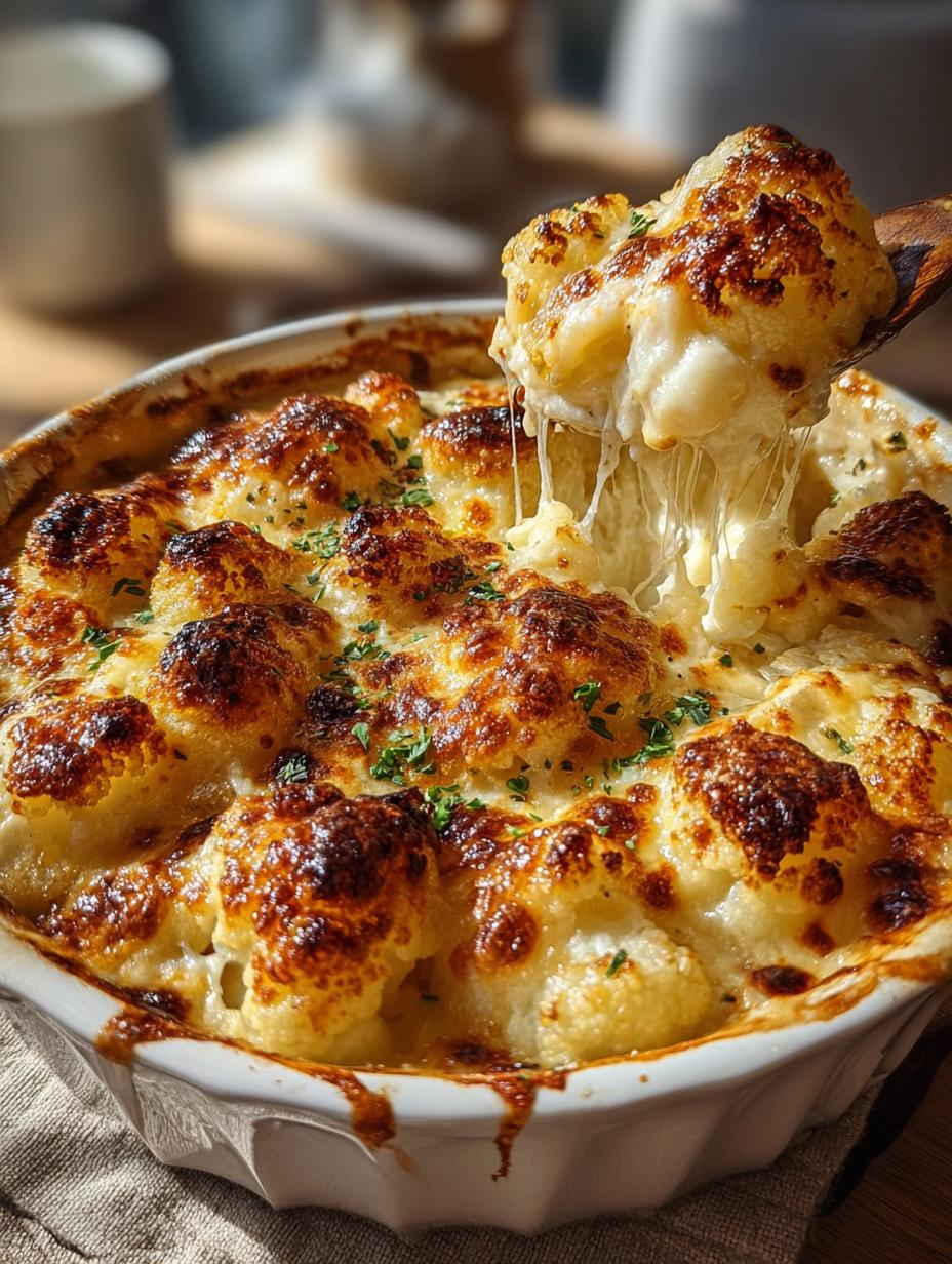 Creamy Cauliflower Gratin with