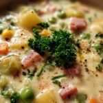 Creamy Ham Potato Soup