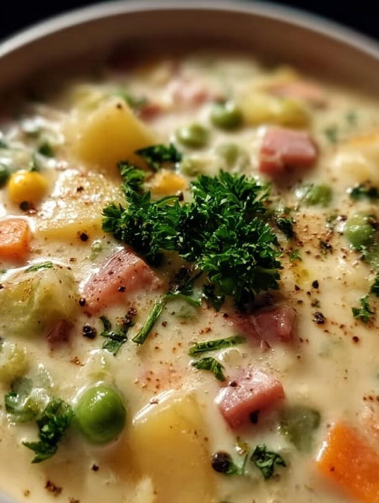 Creamy Ham Potato Soup