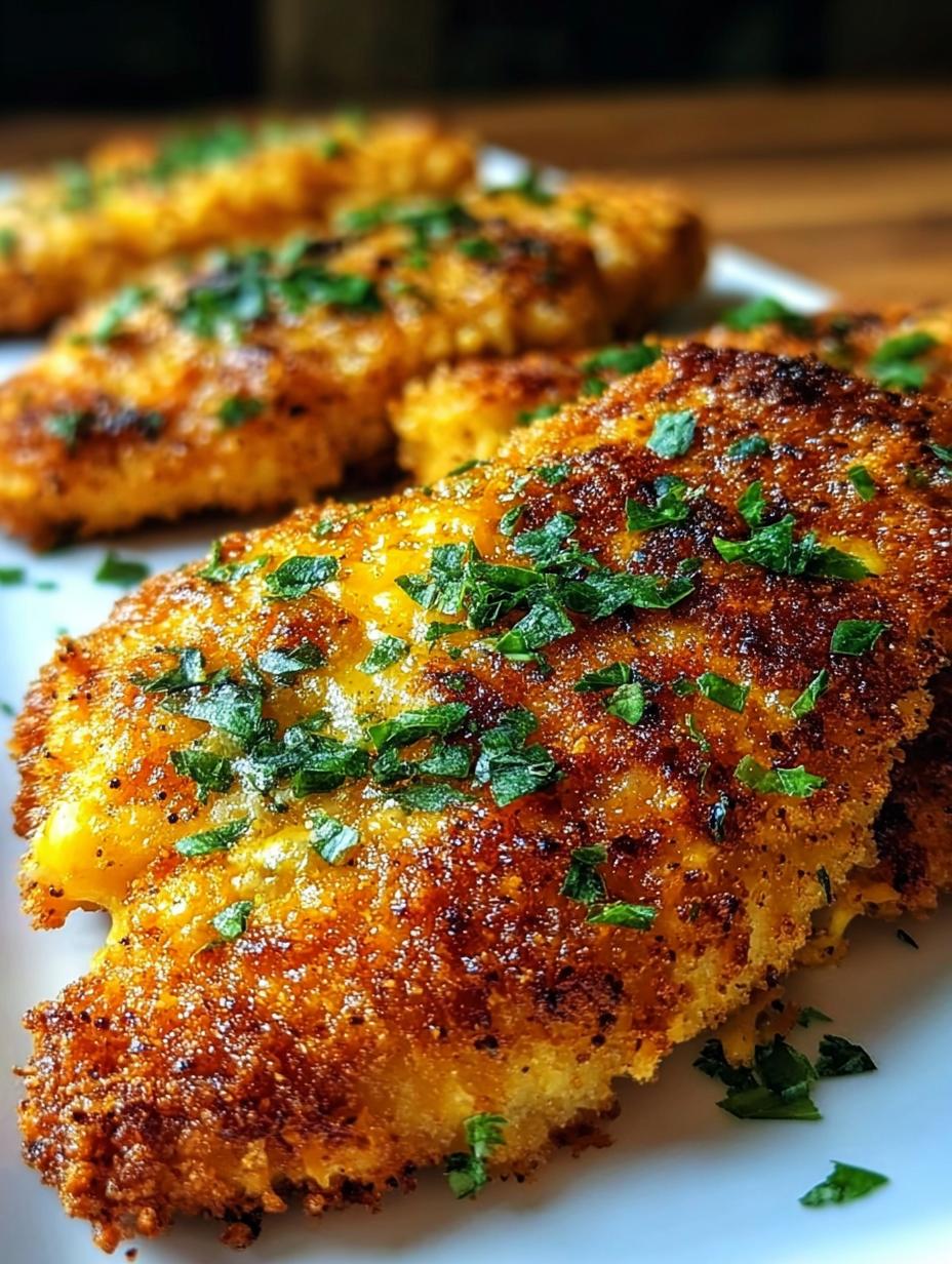 Crispy Cheddar Chicken Incredible: 4 Easy Steps 3 Crispy Cheddar Chicken Incredible: 4 Easy Steps - Crispy Cheddar Chicken Incredible - additional detail