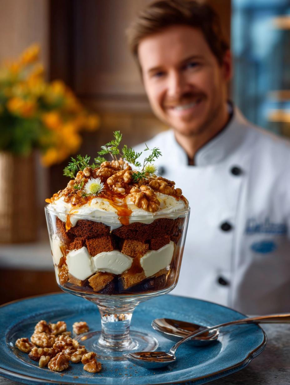 Irresistible Gingerbread Trifle with Toasted Walnuts 2 Irresistible Gingerbread Trifle with Toasted Walnuts - Gingerbread Trifle with Toasted - main visual representation