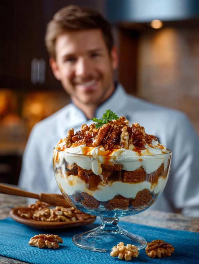 Gingerbread Trifle with Toasted