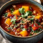 Hearty Butternut Turkey Chili