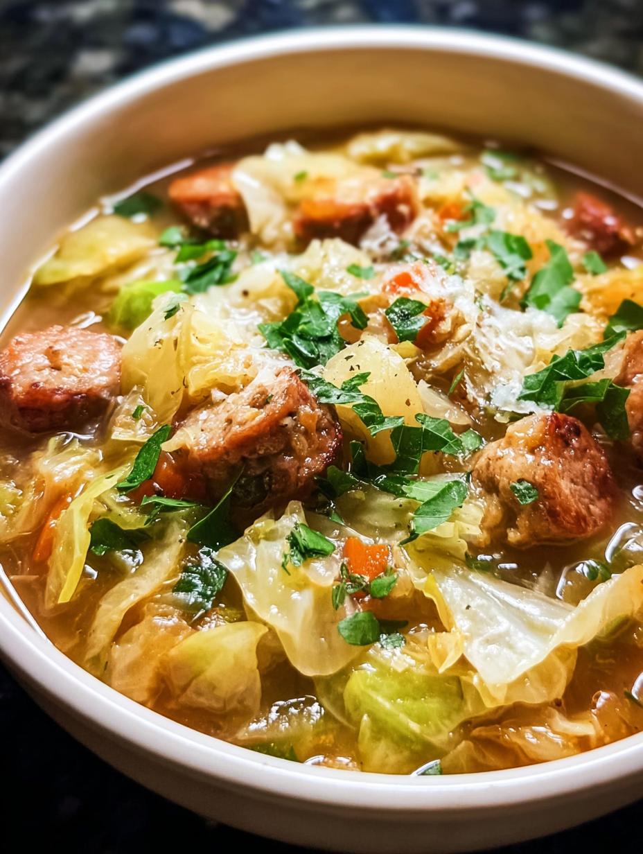 Amazing Italian Sausage Cabbage Stew - Italian Sausage Cabbage Stew - main visual representation