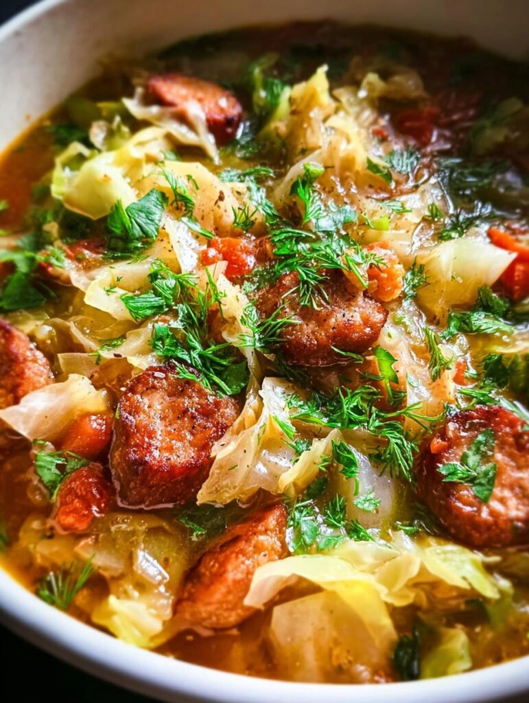 Italian Sausage Cabbage Stew