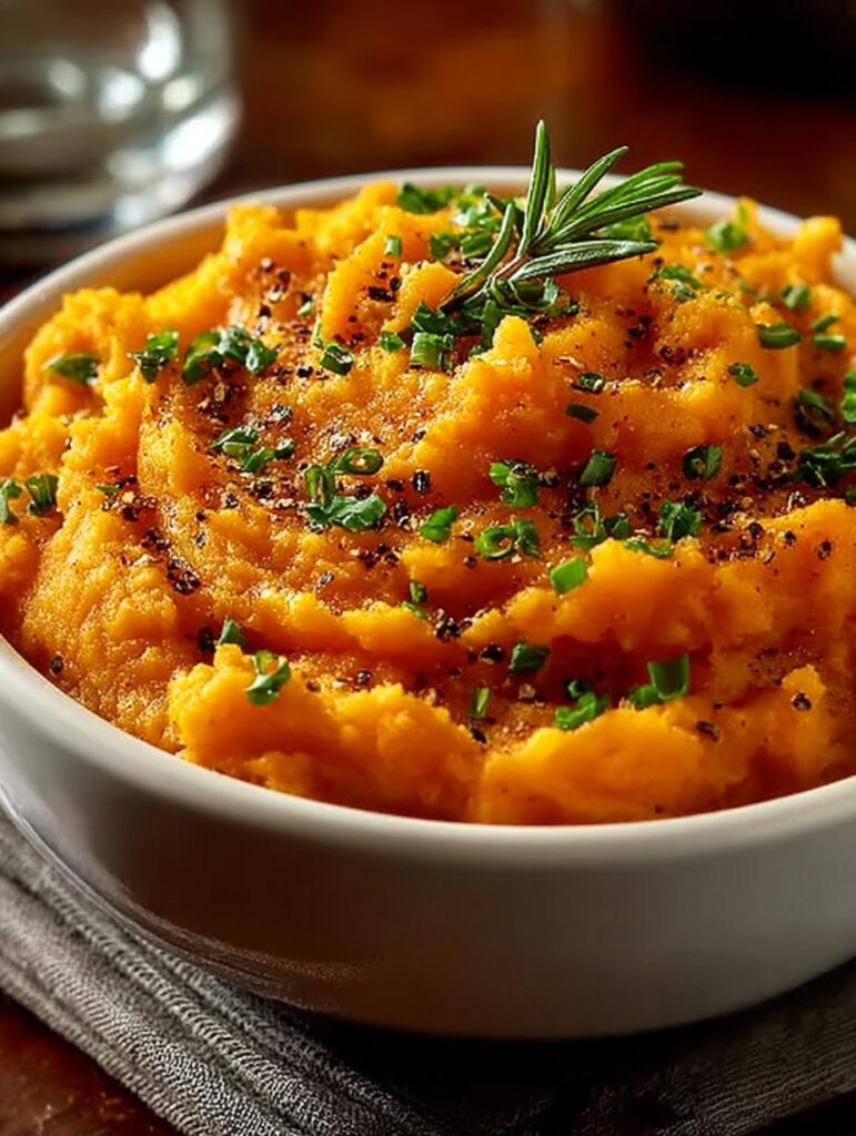 Mashed Sweet Potatoes with