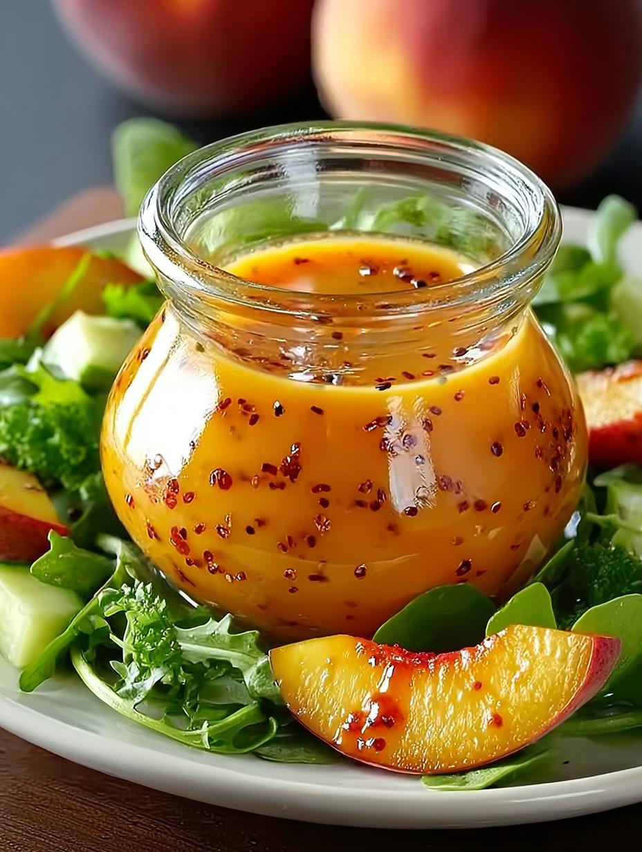 Peach Salad Dressing: 5 Sweet & Tangy Recipes to Savor 1 Peach Salad Dressing