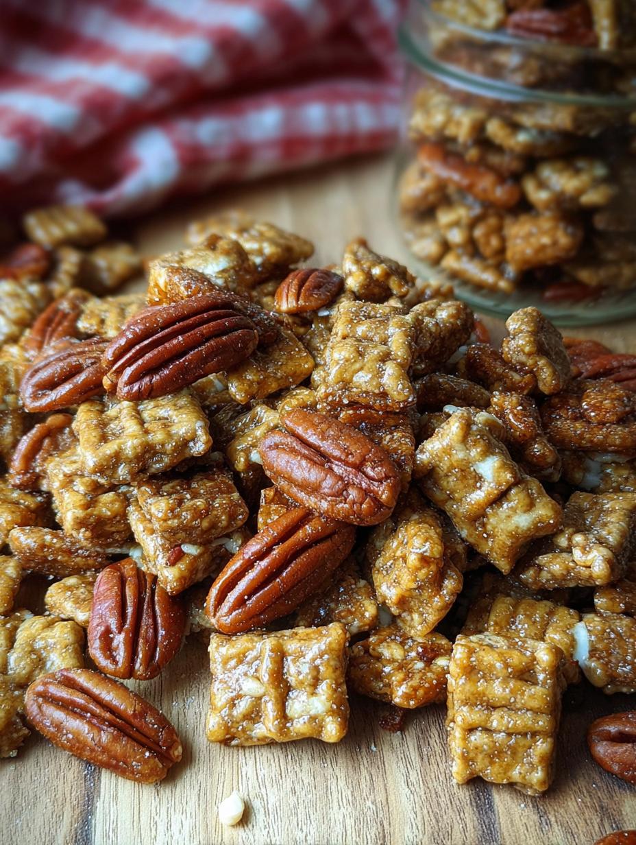 Pecan Praline Crunch: Perfect Sweet & Salty Treat 1 Pecan Praline Crunch